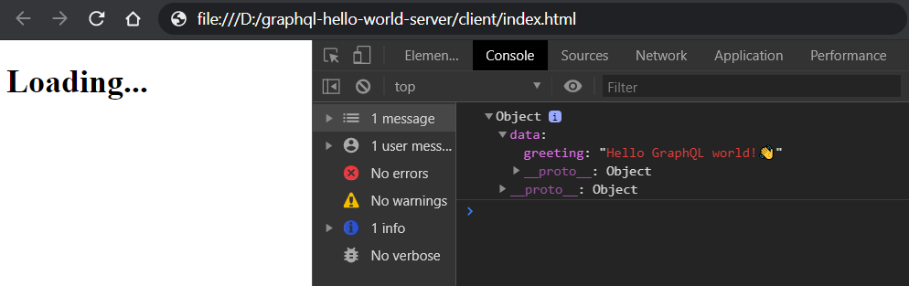 Fetching data from the server