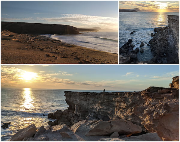La pared beach and viewpoint pictures.