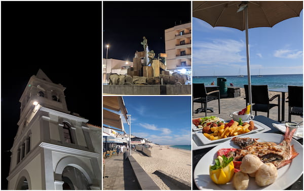 Pictures from Puerto del Rosario and Morro Jable in the south.