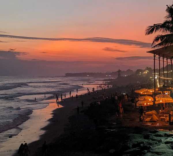 Sunset in Canggu, Bali, Indonesia