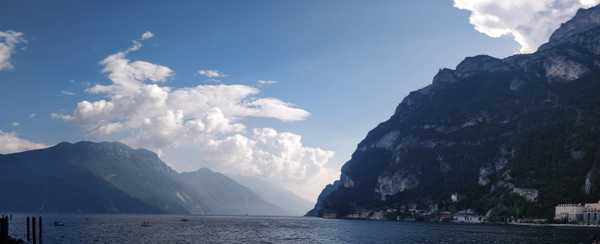 View of Lake Garda from Riva di Garda