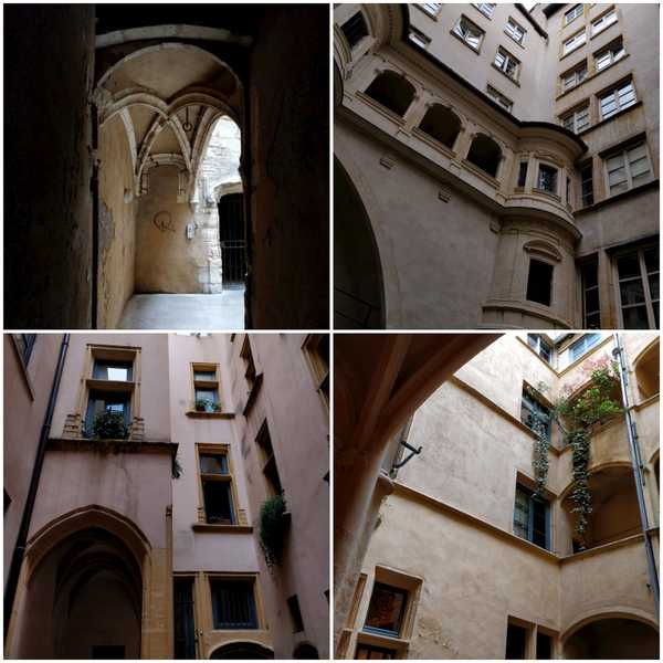 Traboules courtyards