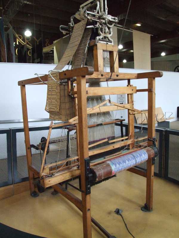 Wooden Jacquard Loom. Source: Wikimedia Commons