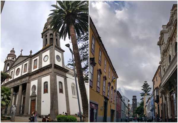 The Cathedral and main streets of La Laguna.